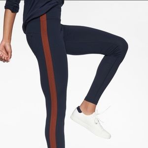 Athleta Track Tux Tights